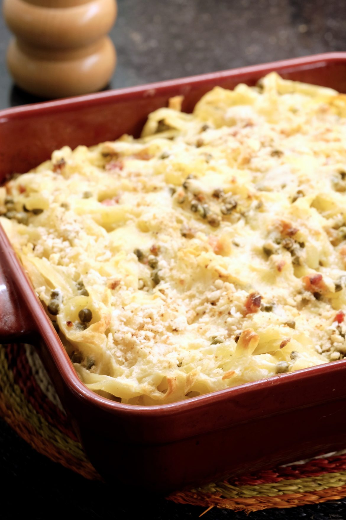 A recipe - Tagliolini with peas and pancetta – Pastabites