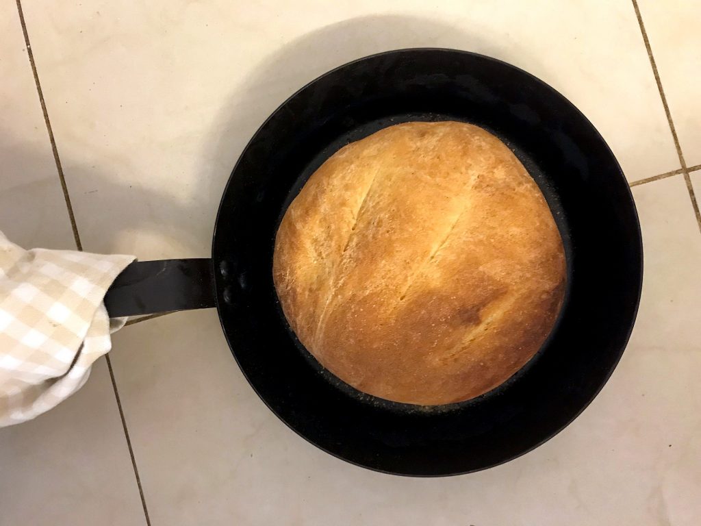 Cooked bread
