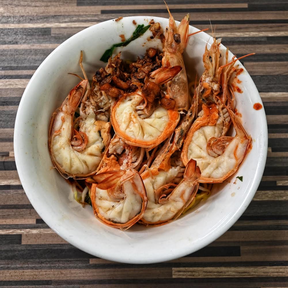 Singapore prawn noodles
