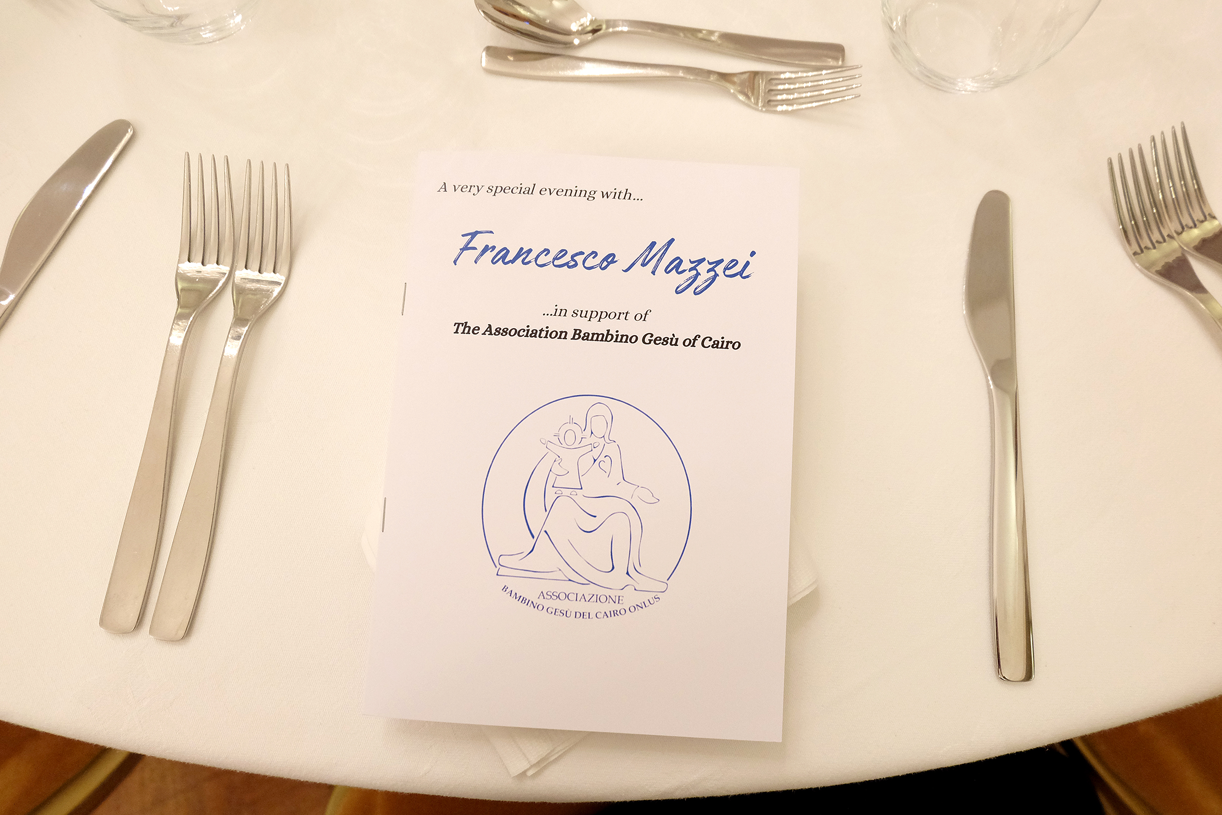 Raising funds for a good cause with Francesco Mazzei